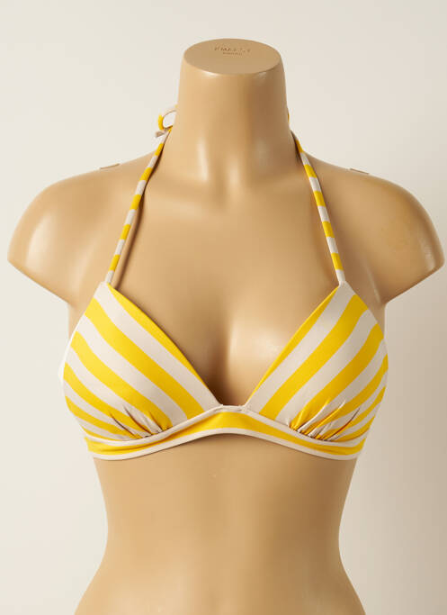 Haut de maillot de bain jaune IODUS pour femme