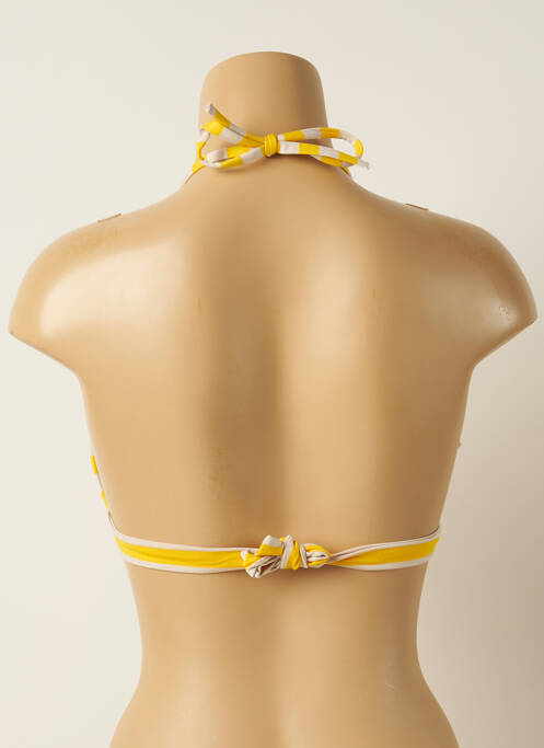 Haut de maillot de bain jaune IODUS pour femme