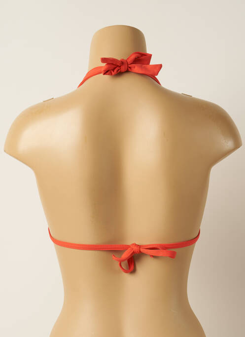 Haut de maillot de bain orange IODUS pour femme