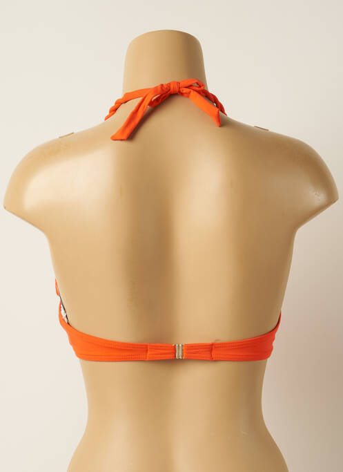 Haut de maillot de bain orange IODUS pour femme