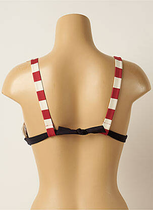 Haut de maillot de bain fermeture liens à nouer haut soutien-gorge balconnet rouge IODUS femme