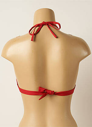 Haut de maillot de bain fermeture liens à nouer haut triangles vert IODUS femme