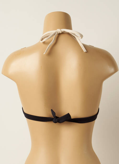 Haut de maillot de bain fermeture liens à nouer haut triangles beige IODUS femme