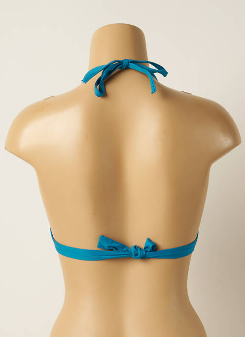 Haut de maillot de bain stretch haut triangles bleu IODUS femme