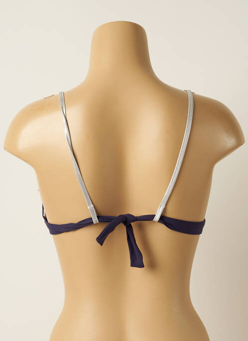 Haut de maillot de bain haut triangles haut triangles bleu IODUS femme