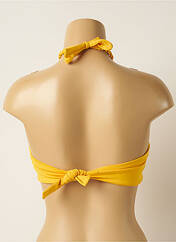 Haut de maillot de bain jaune IODUS pour femme seconde vue