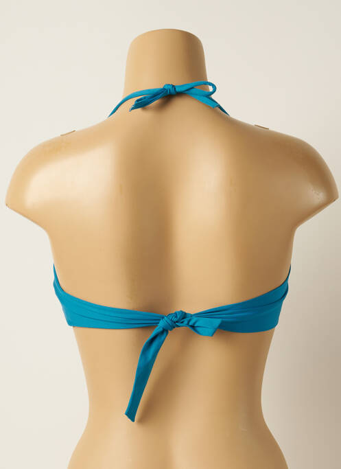 Haut de maillot de bain bleu IODUS pour femme