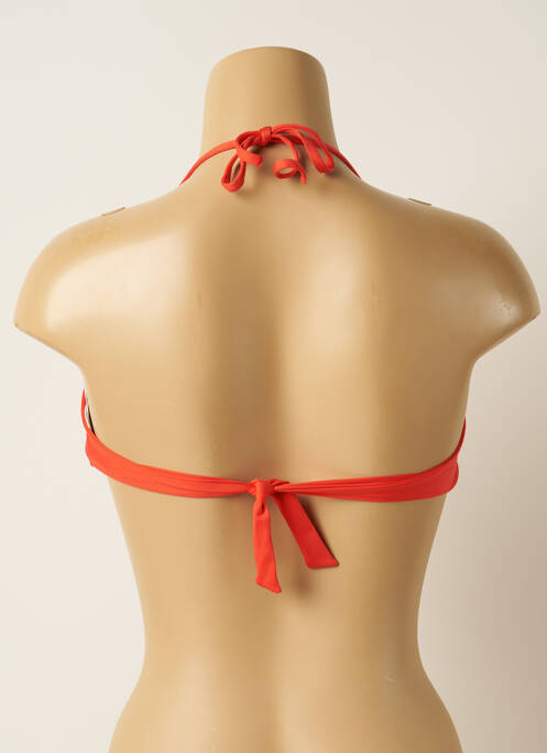 Haut de maillot de bain orange IODUS pour femme
