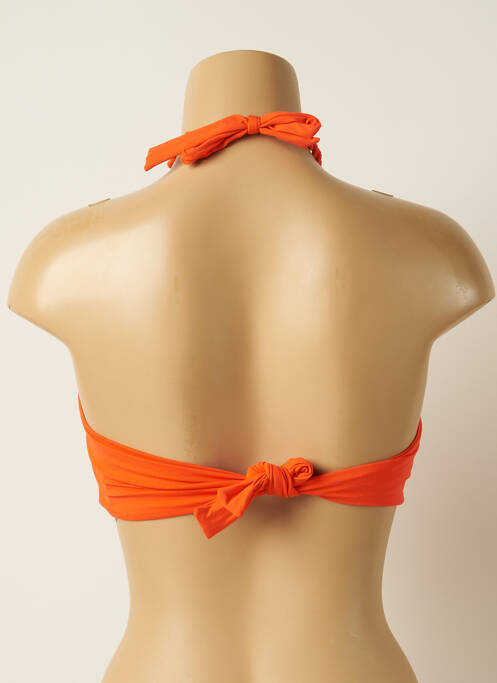 Haut de maillot de bain orange IODUS pour femme