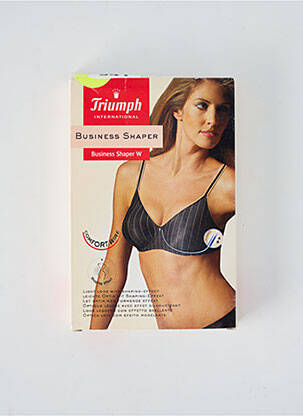 Soutien-gorge effet matière satinée haut soutien-gorge emboitant noir TRIUMPH femme