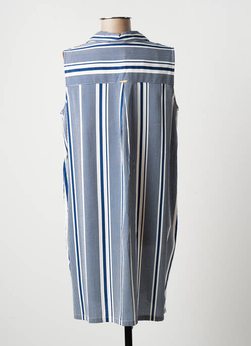Chemise de nuit imprimé rayures bleu EGATEX femme