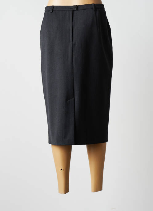 Jupe mi-longue gris CHRISTIAN MARRY pour femme
