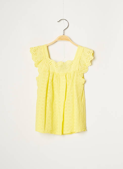 T-shirt jaune MINI MIGNON pour fille