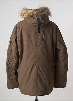 Parka manches longues a capuche vert CAMBERABERO homme