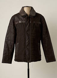 Blouson finition intérieure doublure satiné marron CAMBERABERO homme