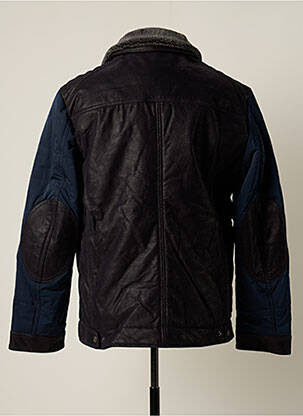 Blouson finition intérieure doublure satiné bleu CAMBERABERO homme