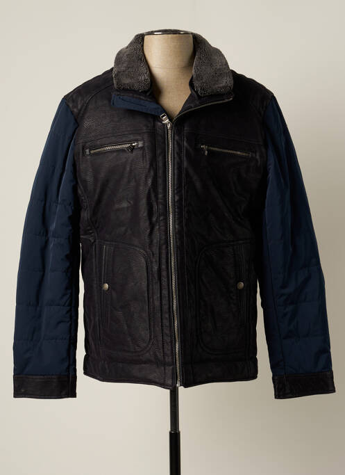 Blouson finition intérieure doublure satiné bleu CAMBERABERO homme