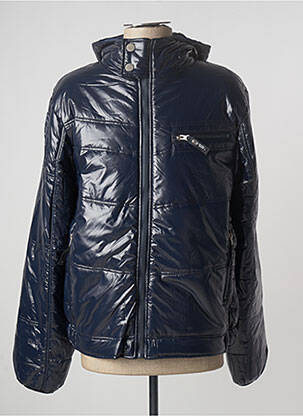 Imperméable poches a capuche bleu CAMBE homme