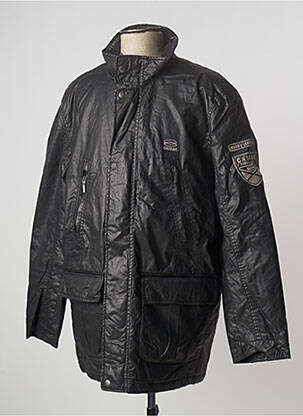 Parka manches longues sans capuche noir CAMBE homme