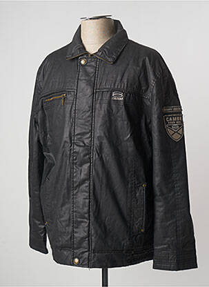 Parka sans capuche sans capuche noir CAMBE homme
