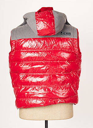 Doudoune poches a capuche rouge CAMBERABERO homme