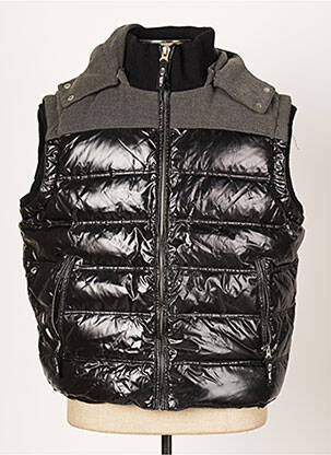 Doudoune poches a capuche noir CAMBERABERO homme