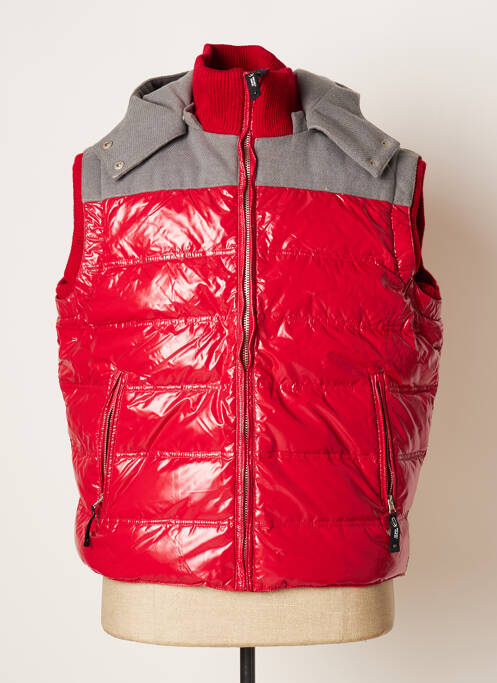 Doudoune poches a capuche rouge CAMBERABERO homme