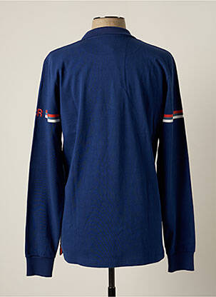Polo manches longues manches longues bleu CAMBERABERO homme
