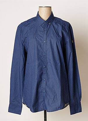Chemise manches longues manches longues bleu CAMBERABERO homme