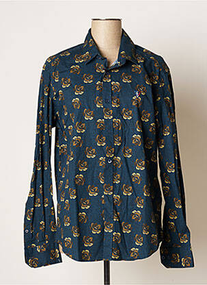 Chemise manches longues manches longues bleu CAMBERABERO homme