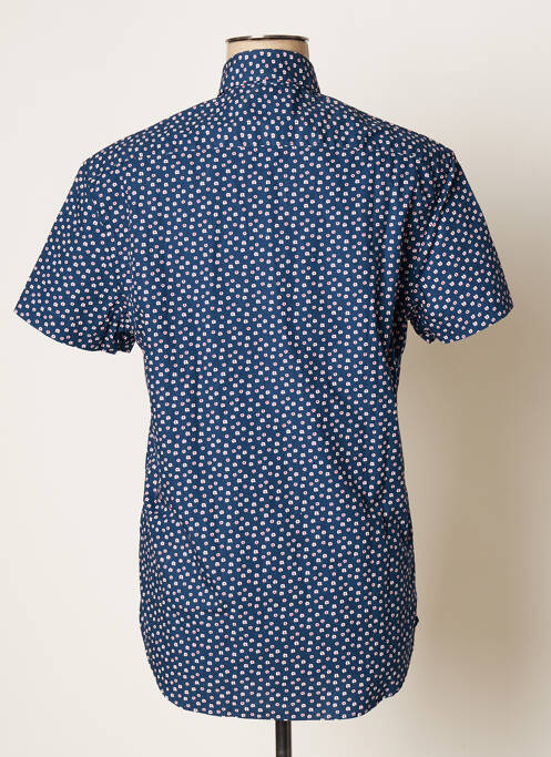 Chemise manches courtes bleu CAMBERABERO pour homme