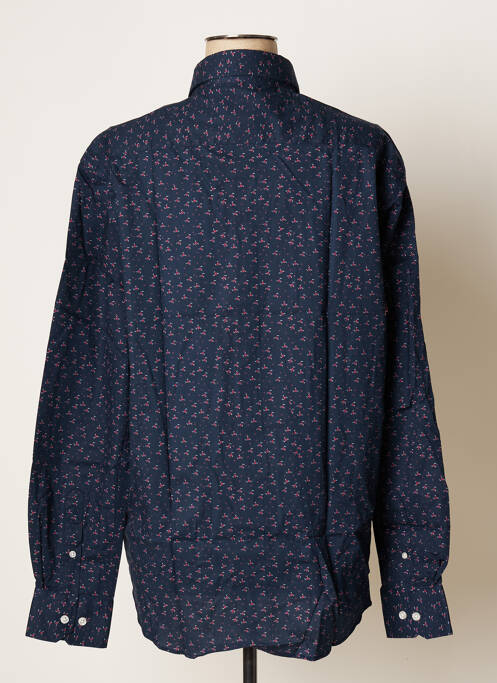 Chemise manches longues bleu CAMBERABERO pour homme