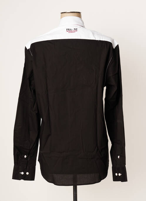 Chemise manches longues noir CAMBERABERO pour homme