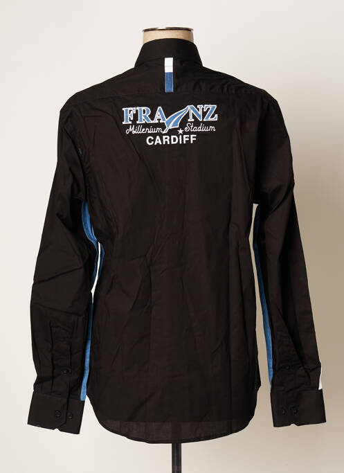 Chemise manches longues noir CAMBERABERO pour homme