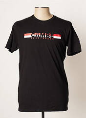 T-shirt noir CAMBERABERO pour homme seconde vue