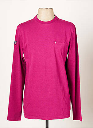 T-shirt violet CAMBERABERO pour homme