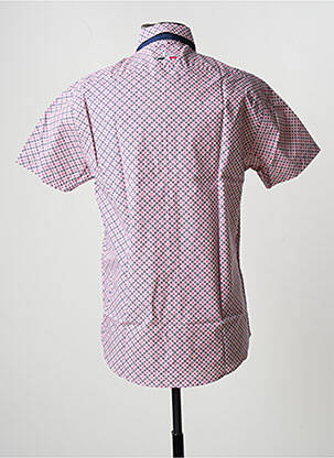 Chemise manches courtes coupe cintrée rose CAMBERABERO homme