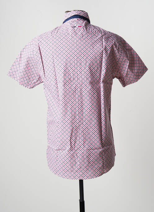 Chemise manches courtes rose CAMBERABERO pour homme