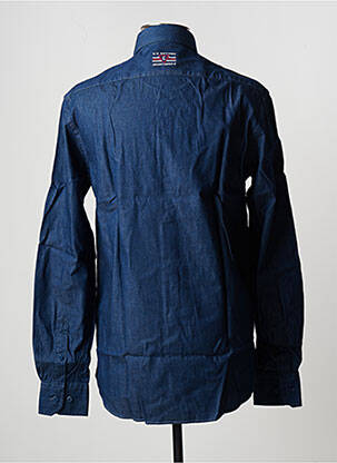 Chemise manches longues manches longues bleu CAMBERABERO homme