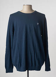 Pull maille fine bleu CAMBERABERO homme