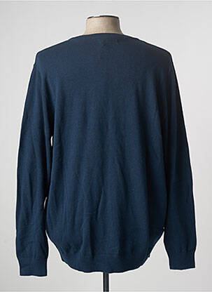 Pull maille fine bleu CAMBERABERO homme