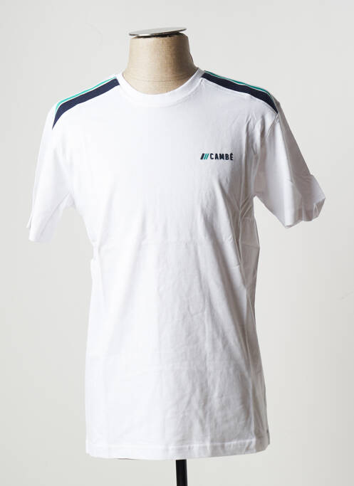 T-shirt blanc CAMBE pour homme