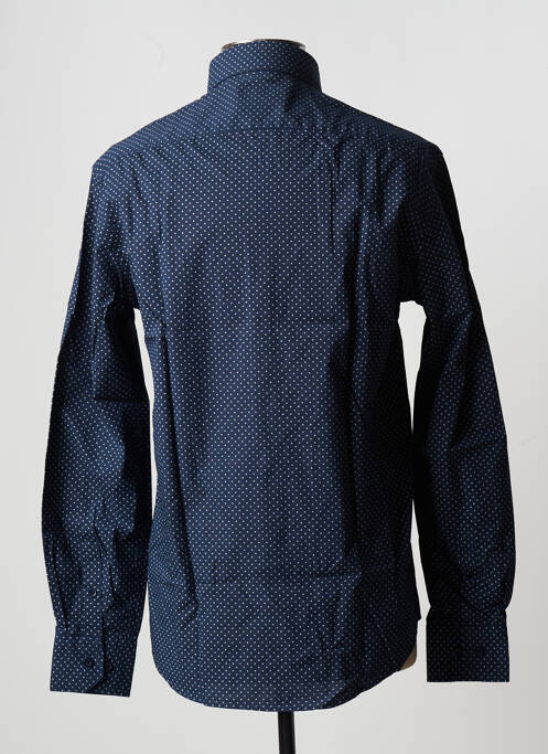 Chemise manches longues bleu CAMBERABERO pour homme