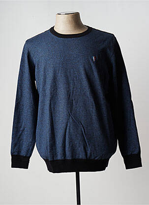 Pull stretch manches longues bleu CAMBERABERO homme