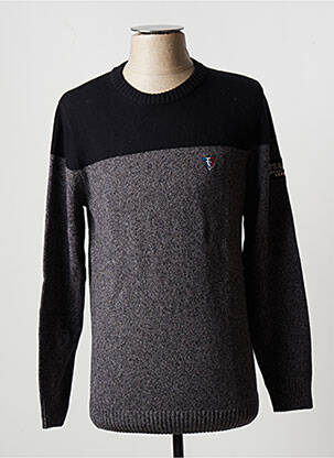 Pull stretch manches longues noir CAMBERABERO homme