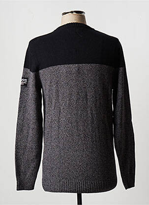 Pull stretch manches longues noir CAMBERABERO homme