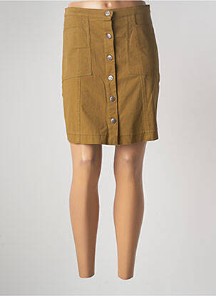 Jupe courte poches marron LA FIANCÉE femme