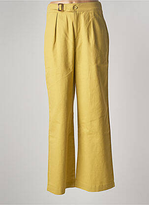 Pantalon droit jaune SEASON pour femme