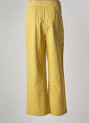 Pantalon droit jaune SEASON pour femme seconde vue