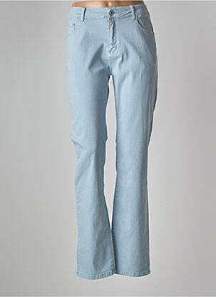 Pantalon slim bleu VOGGO pour femme